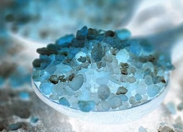 Sal de himalaya azul